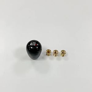 Car modification accessories: carbon fiber shift knob 5 Speed 6 Quick-shift handle duck-egg-shaped gear shift lever