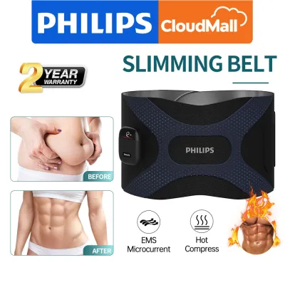 Philips Slimming Belt EMS Waist Trainer Waist Trimmer Stomach Slim Belt Waist Tightener Girdles for Women Postpartum Belt
