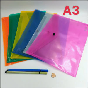 Xấp 12 Cái Bìa Nút A3 ( 31*43cm ) File Đựng Tài Liệu Bản Vẽ A3