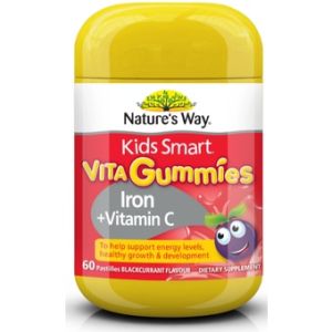 Natures Way Kids Smart Vita 60 Gummies Support Your Child’s Healthy Growth And Development