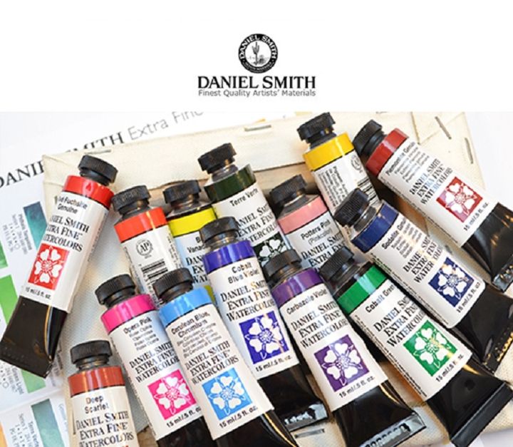 imported Daniel Smith watercolor paint tubular 15ml mineral acuarelas