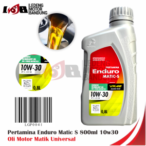 Pertamina Enduro Matic S 800ml 10w30 Oli Motor Matik Universal 0.8L