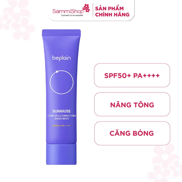 Beplain Kem chống nắng Sunmuse Tone Up & Correcting Sunscreen SPF50+ PA++++ 50ml