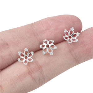 10ชิ้น/ถุง14K/เงินชุบทองแดงลูกปัดหมวกค้นพบเครื่องประดับสำหรับสร้อยข้อมือต่างหูทำเครื่องประดับ DIY