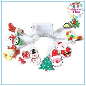Đèn led trang trí Noel dây đèn led trang trí giáng sinh họa tiết dễ thương - Happy Life 4Kid