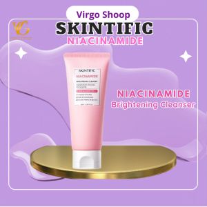 SKINTIFIC - Niacinamide Brightening Cleanser 80ml / Facial Wash Cleanser - Virgo Shoop