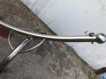 Võng inox 304 cao cấp kiểu dáng hiện đại, hình bán nguyệt rất tỉ mỉ và sang trọng Phi 60mm 1,2ly cứng cáp VN chỉ giao hàng Hcm. 