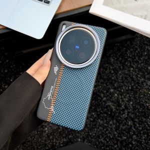 For VIVO X200 Ultra Case Hard carbon fiber Magnetic Wireless Charging Protective Back Cover For VIVO X200 Pro Mini X200S Shell
