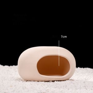 YOUSHI TOP Gốm NƠI ẨN NÁU tôm bể cá Trang trí Đa phong cách Hang động sinh sản Cá Nấm Trang trí bể cá Đa chức năng Hang động nhà nuôi Cảnh quan
