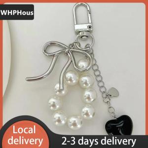 [COD] WHPHous Ship within 24 hours Fashionable Versatile Bowknot Keychain Pendant Sweet Phone Chain Lovely Backpack Hanging Decoration Accessories Gifts