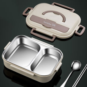 Lunch Box 304 Stainless Steel Insulated Lunch Box bento lunch box Leak-Proof lunch Box Microwave lunch box Portable