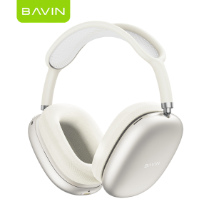 BAVIN BH70 Wireless Bluetooth 6.0 Headphones Hi-Res Audio 30H Play Time w/ Magnetic Removable Earpads & Built-in Mic