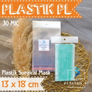 Plastik Display 13x18 Cm isi 100 lembar / Plastik Perlize / Plastik OPP Gantung untuk Kemasan Aksesoris & Snack