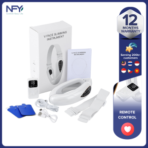 Hot selling EMS face slimming instrument with remote control intelligent V-face massage beauty instrument with five models