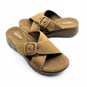 AROMA POLO Comfort & Non-slip Sandals (AP26-113) Col: BLAKHA / Size:36/5-41/10 / Cutting:Normal