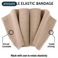 SPOSAFE 1 Roll Elastic Bandage for Ankle, Wrist, Arm, Leg Sprains Compression Bandage Wrap for Foot,Knee,Calf Pain Relief Sports Tape For Basketball,Volleyball,Football. 