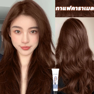 2025สียอมผมแฟชั่น STYLEFITยาย้อมผม สีย้อมผม ออแกนิค สีย้อมผมแบบสระ กลิ่นไม่ฉุน 12% ครีมฟอกผมพร้อมไฮโดรเจน การคุ้มครองพันธุ์พืช สีย้อมผมแบบสระ