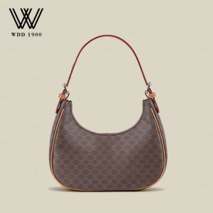 Shoulder Baguette Bag Shoulder Bag for Women Handbag Vintage Printing Shoulder Bag Daily Use Adults