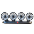 Mate 24v 12V Automotive fan Car Fan 360° Adjustable 3 Head Air Fan Auto Air Cooling triple Head Usb or Lighter Interface Fans Parking number Quiet 3 head fan Air Conditioning Double Booster Cooler 360° Desktop USB Mini Fan. 