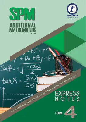 FORM 4 ADDITIONAL MATHEMATICS EXPRESS NOTES WITH SOLUTION