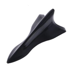Durable Universal EVO-Style Pu Rear Roof Shark Fins Spoiler Shark Fin Diffuser Vortex Generator Car Roof Spoiler Bumper