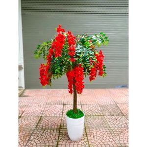 Chậu cây bồ công anh giả - Size 140cm - Cây giả hoa lụa trang trí nhà cửa