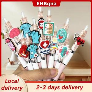 [COD]  HOT SALE Ship within 24 hours 6 10Pcs Medical Record Pens Nurse Doctor Writing Gel Pens Nurses Day Gift Student Retractable Ballpoint Pen