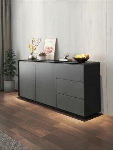 CraftedLiving SG-Modern Minimalist Wall Mounted Sideboard Cabinet Tea Storage Cabinet For Living Room  Condo Apartment Home Use