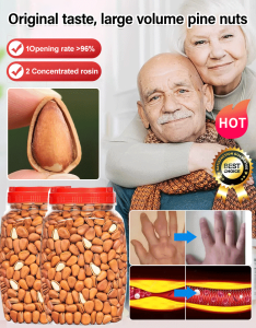 Northeast red pine open cans red pine open pine nuts snacks crispy pine nuts original hand-peeled pine nuts nut snacks