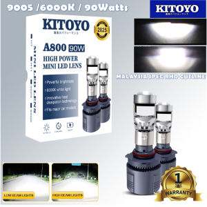 HONDA CITY 2014 - 2018 LED Headlight Lampu LED Kereta Car LED Mini Projector 9005/H11 LED Headlight Projector 6000K 55W