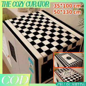Refrigerator Cover Washable Non-slip Nordic Style Protective Cover Used for Ovens and Refrigerators