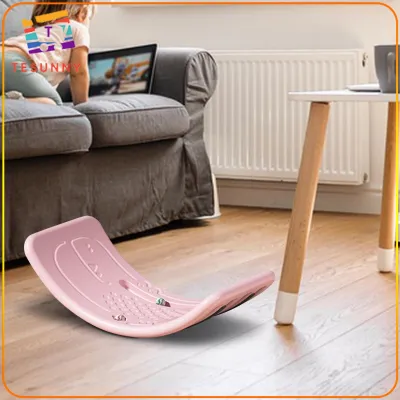 Perfeclan Bảng cân bằng Rocker Board Bảng tập thăng bằng Non-Slip ổn định trẻ em
