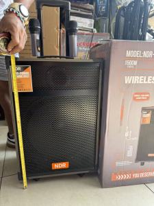 NDR-C8 / NDR -C12  / BTS-2228 FREE 2 WIRELESS MIC NEW PORTABLE SPEAKER (LOUD AND CLEAR)