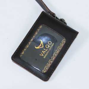 [VALQO] Nametag kulit KOHO Model 2 in 1 ID Card Holder Keplek