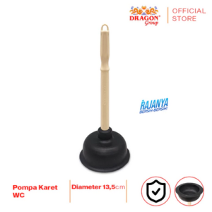 Pompa Karet WC Multifungsi Dragon PK 835 Warna Hitam - Aksesori Pengaman Pipa Air