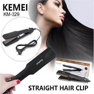 Iron Ceramic Hair Straightener Styling Tools Machine Original Professional For Anion Care Km-329