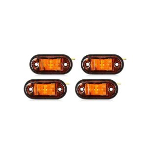 4pcs Lampu Led Penanda Samping Truk Trailer / Untuk Samping Mobil  Truk  Trailer 24v