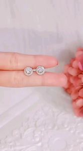 Cocopink Jewelry Anting Silver 925 Full Permata