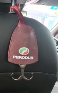 Universal Back Seat Hanger Hook Hidden Leather Cover Headrest Food Plastic Bag Holder 1PC