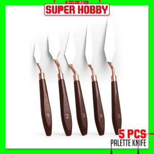 5pcs Oil Paint Knife / Palette Knife / Painting Knife Spatula Palette Paint Scraper Pisau Seni
