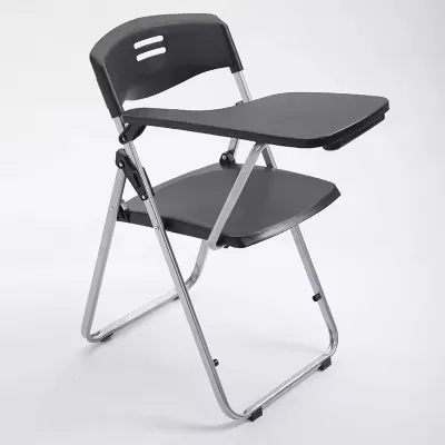 Arm Chair School Chair Folding Chair With Table 2 in 1 Comfortable Office Chair Portable Arm Chair Plastic Chair Outdoor Activity Conference Integrated Training Chair Study Chair Ergonomic Chair Computer Chair Design Mesh Sponge Padded Office Desk Chair