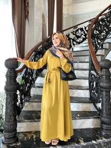 Journey Scarves Terbaru Dress Kondangan Alina Bahan Silk Buy 1 Get 1 Busui