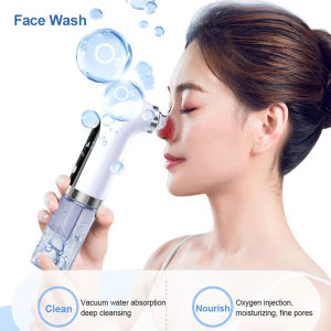Electric Cleansing Instrument Small Bubble Blackhead Remover USB Rechargeable Water Cycle Pore Acne Pimple Removal Vacuum Suction Facial Cleaner Tool