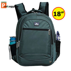 ProLuggage กระเป๋านักเรียน กระเป๋าล้อลาก กระเป๋าเป้สะพายหลัง กระเป๋าเดินทาง แบบ ถอดคันชักล้อลาก ขนาด 18นิ้ว 6 ล้อไต่บันได และ 4 ล้อ หมุน 360 องศา