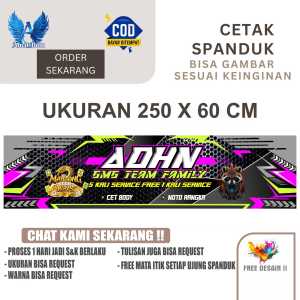 Cetak Spanduk Banner BENGKEL REPAINT SERVICE MODEL B Costom Desain