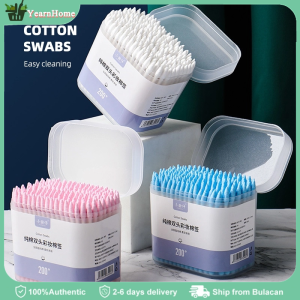Double-headed Baby Cotton Swab 200Pcs/Pack multipurpose Cotton Buds Nose Ears Cleaning Tipped for Baby