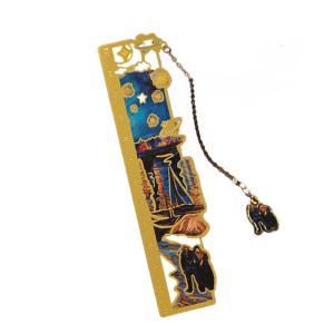 Elegant Flower Bookmarks with Chain Hollow Metal Bookmarks Book Page Divider Book Page Holder for Book Lover Student