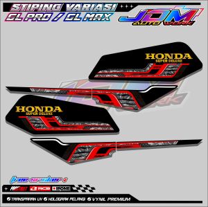 STRIPING VARIASI HONDA GL PRO - GL MAX / STICKER LIST VARIASI MOTOR GL PRO - GL MAX