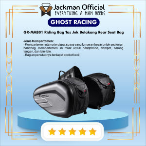 GHOST RACING GR-MAB01 - Riding Bag Tas Jok Belakang Rear Seat Bag