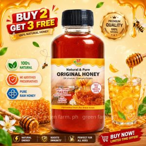 Pure Bukidnon Honey 500ml – 100% Natural Original Honey from Mindanao | No Sugar Added